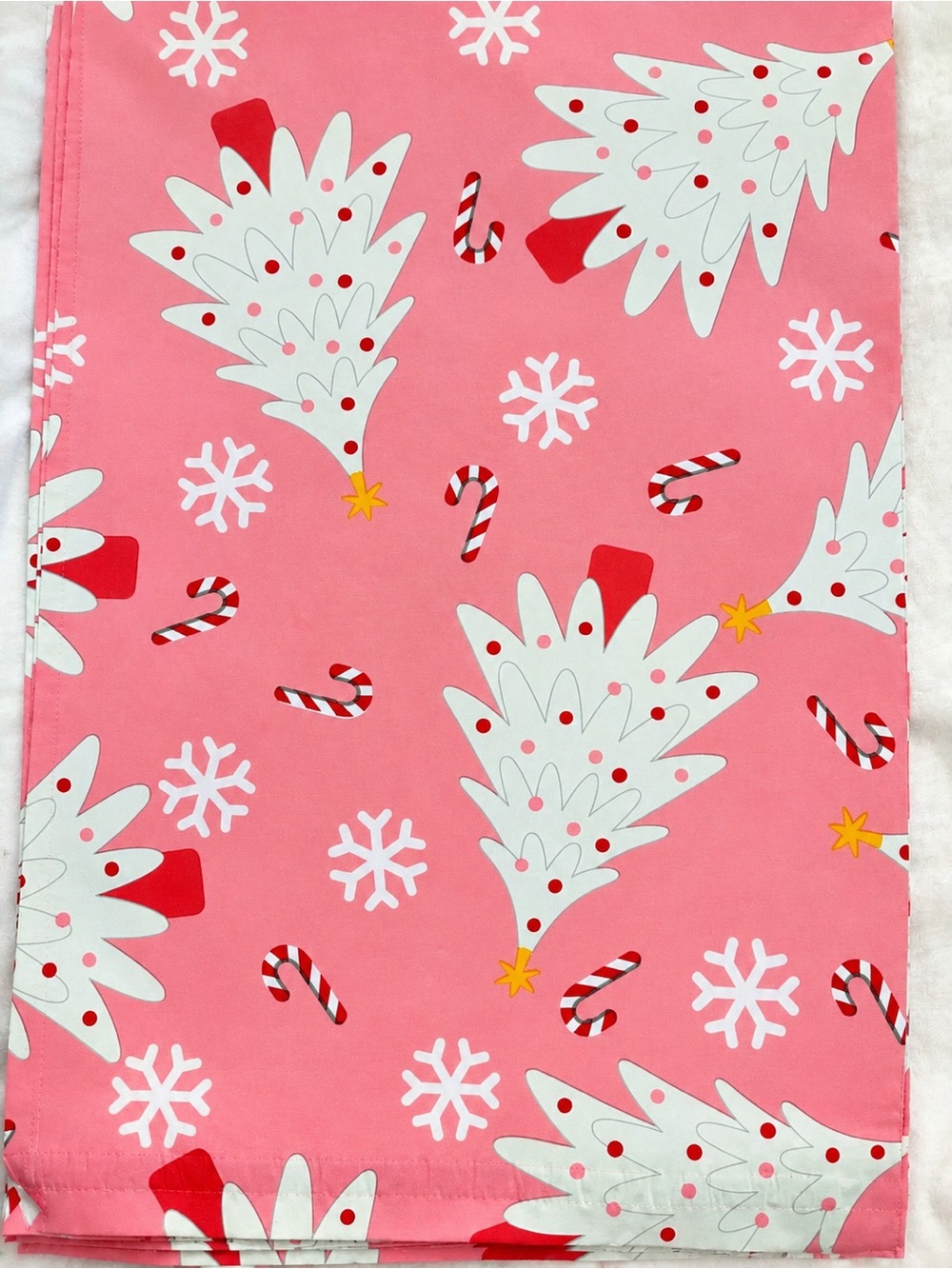 Pink Christmas tree poly mailers 10 pack